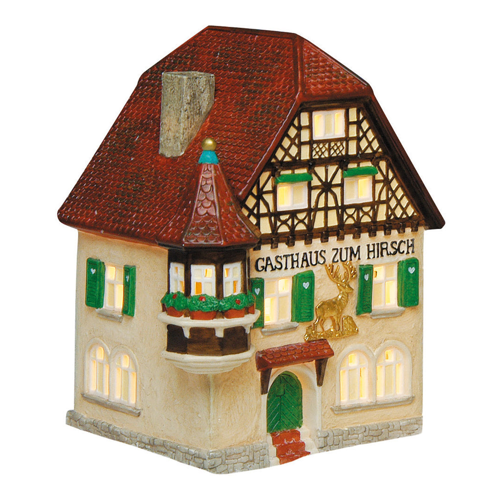 Porcelanowy domek świąteczny – gospoda 19 cm