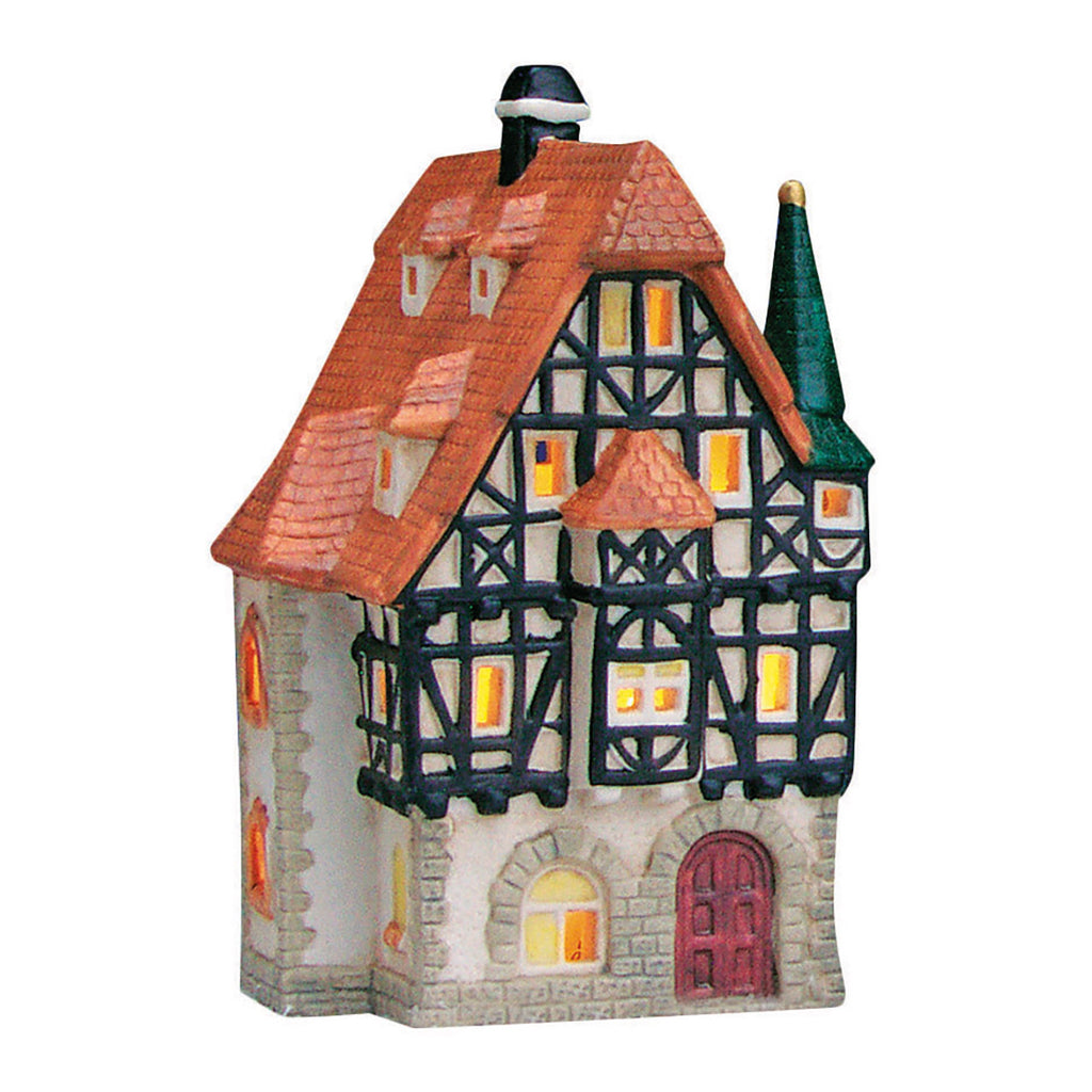Porcelanowy domek świąteczny – apteka 19 cm