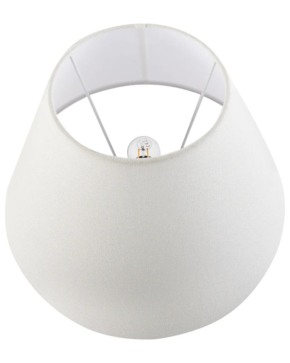 Biało-niebieska lampa stołowa z porcelanową podstawą 53 cm