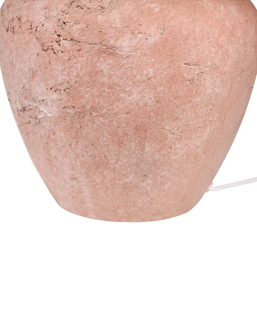 Brązowa lampa stołowa z ceramiczną podstawą 51 cm