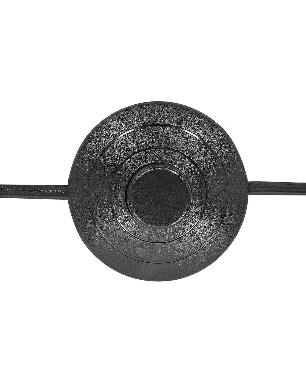 Czarna metalowa lampa podłogowa z kulistym kloszem 148 cm