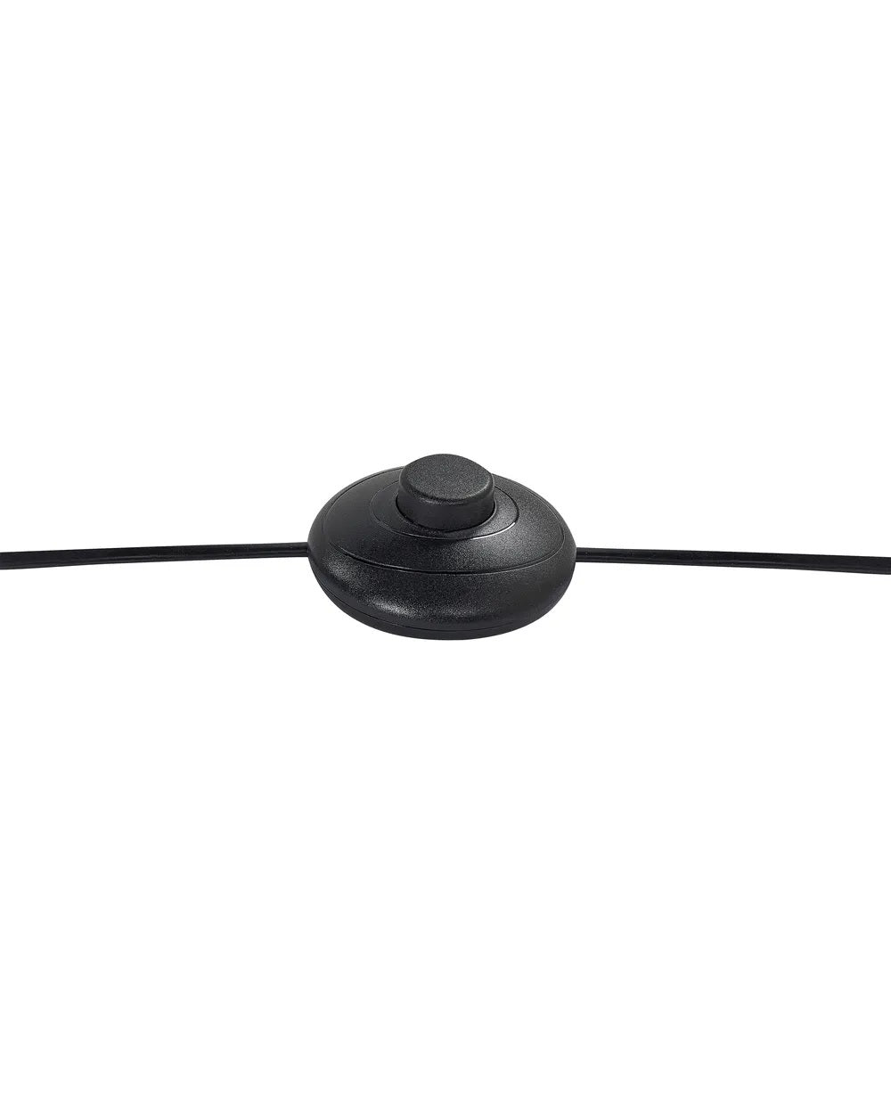 Jasnobrązowa lampa podłogowa z lnianym abażurem 155 cm