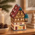 Porcelanowy domek świąteczny – apteka 19 cm