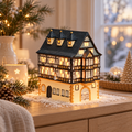 Porcelanowy domek świąteczny - hotel 22 cm