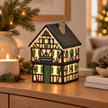 Porcelanowy domek świąteczny – kamienica 17 cm