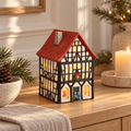 Świąteczny domek porcelanowy - piekarnia 17 cm