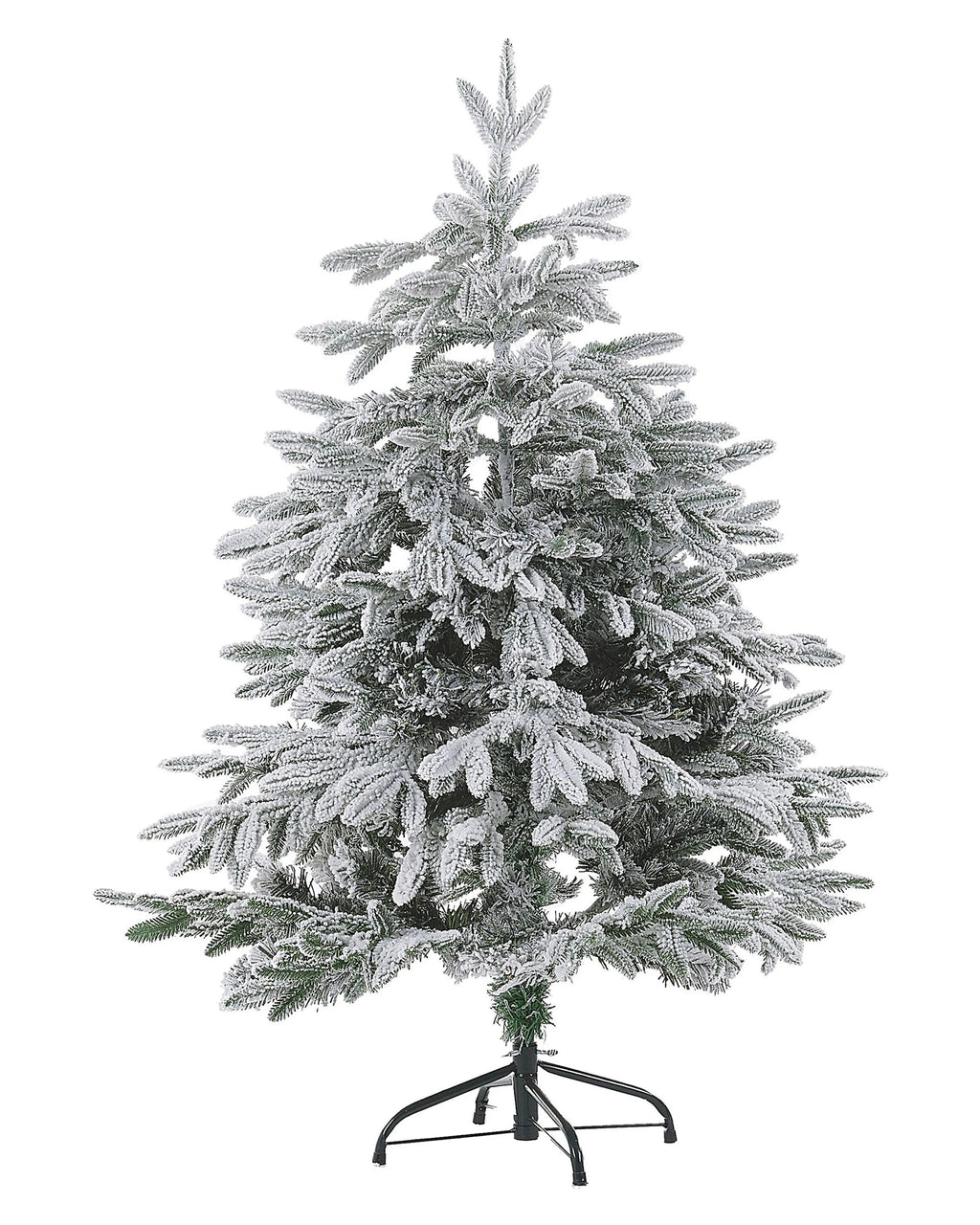 Ośnieżona sztuczna choinka 120 cm z metalowym stojakiem