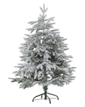 Ośnieżona sztuczna choinka 120 cm z metalowym stojakiem