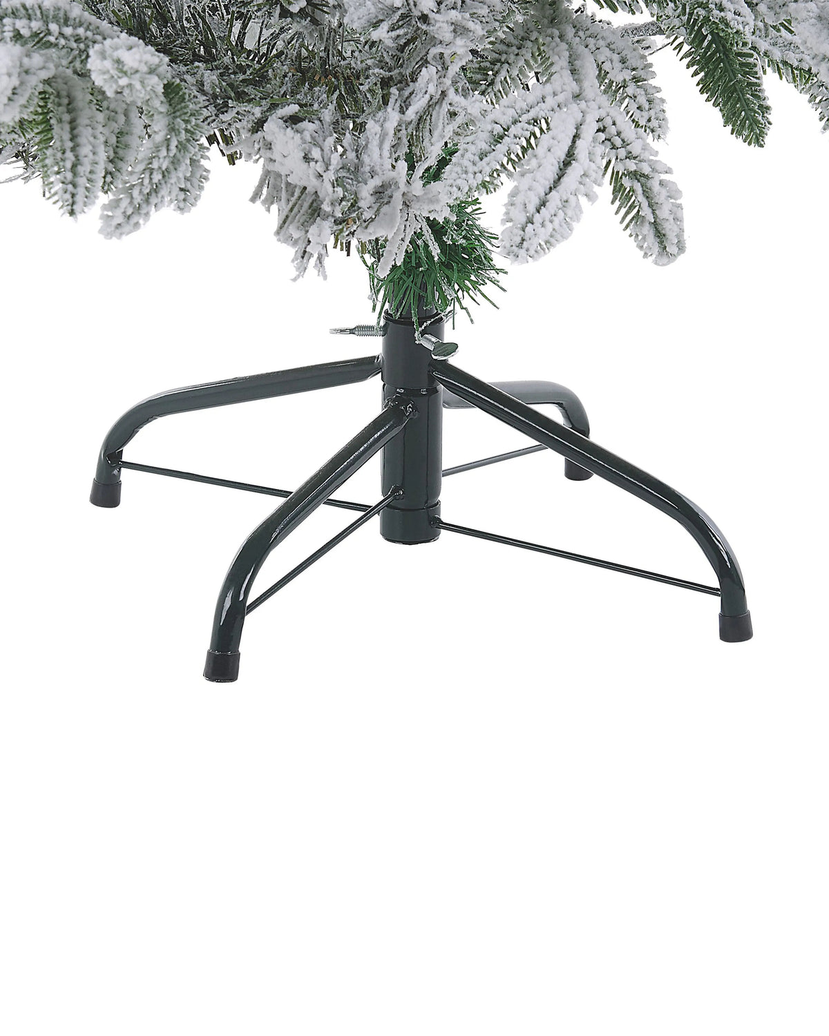 Ośnieżona sztuczna choinka 120 cm z metalowym stojakiem