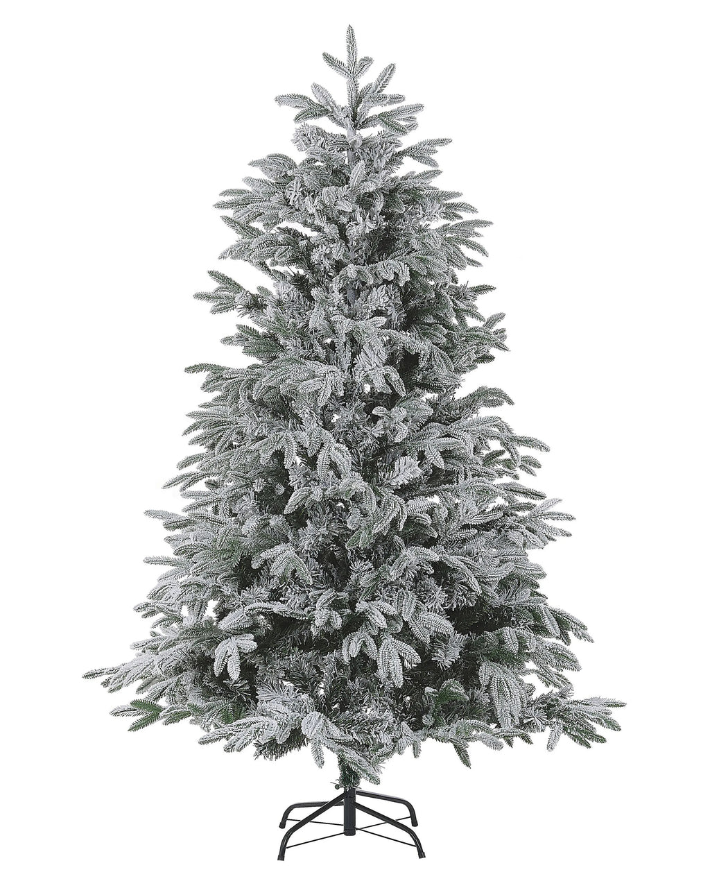 Ośnieżona sztuczna choinka 180 cm z metalowym stojakiem