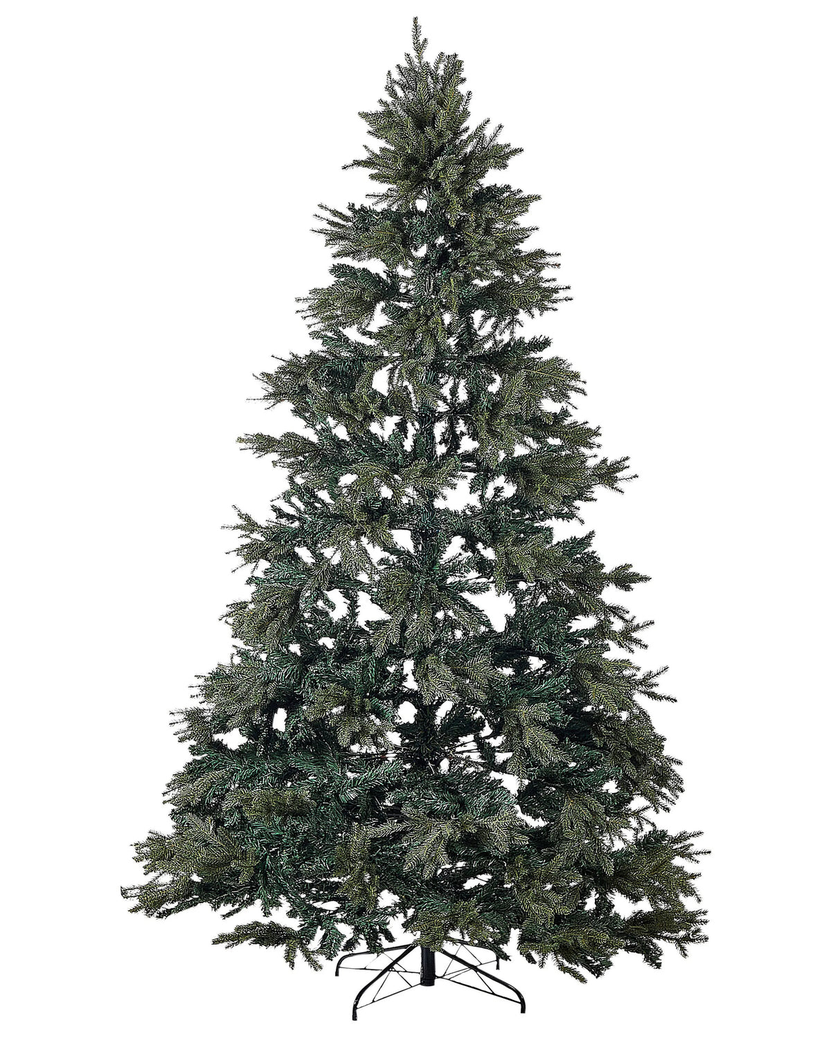 Sztuczna choinka zielona 240 cm z metalowym stojakiem