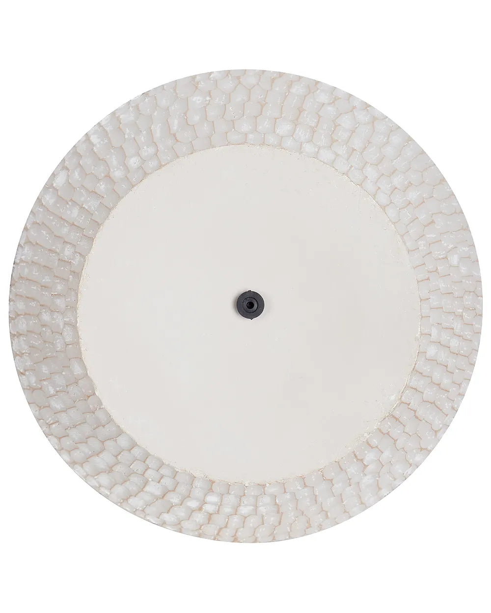 Beżowo-szary wazon dekoracyjny ceramiczny 30 cm